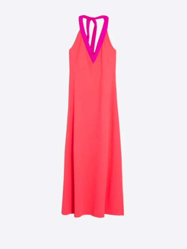 Dresses*Vilagallo Dress Daniela Orange Fluor Knit