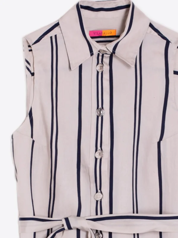 Dresses*Vilagallo Dress Livia Elba Stripes
