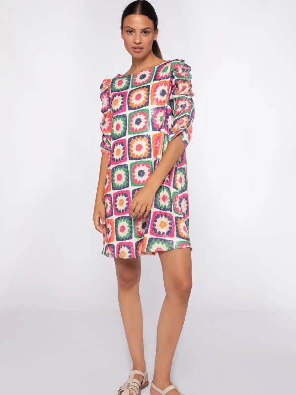 Dresses*Vilagallo Dress Manon Crochet Sequins
