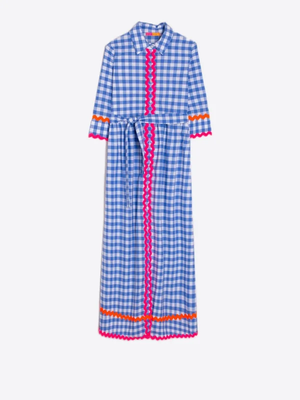 Dresses*Vilagallo Dress Natalia Blue Vichy
