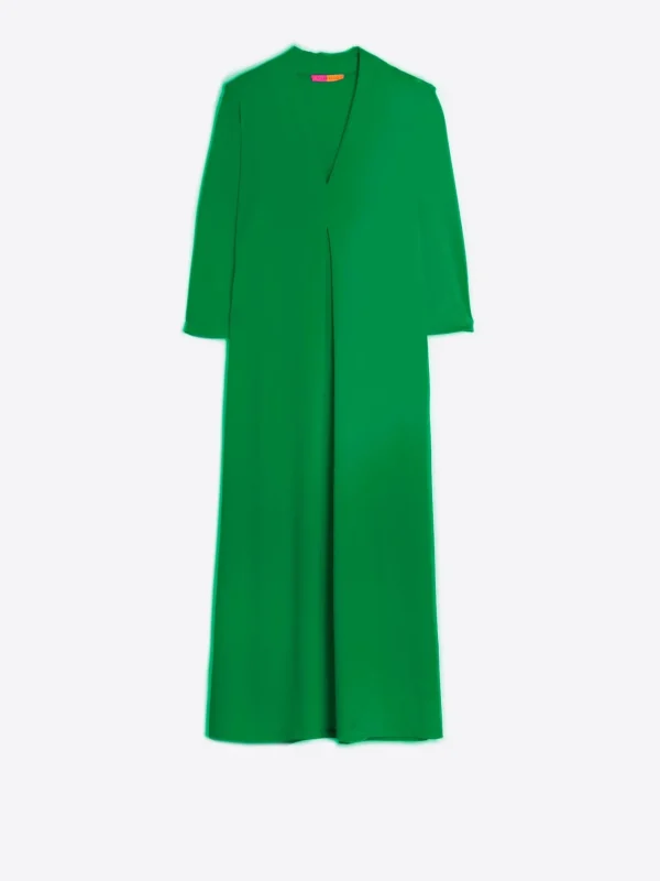 Dresses*Vilagallo Dress Noam Green Knit