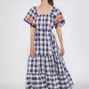 Dresses*Vilagallo Dress Palmira Vichy Navy