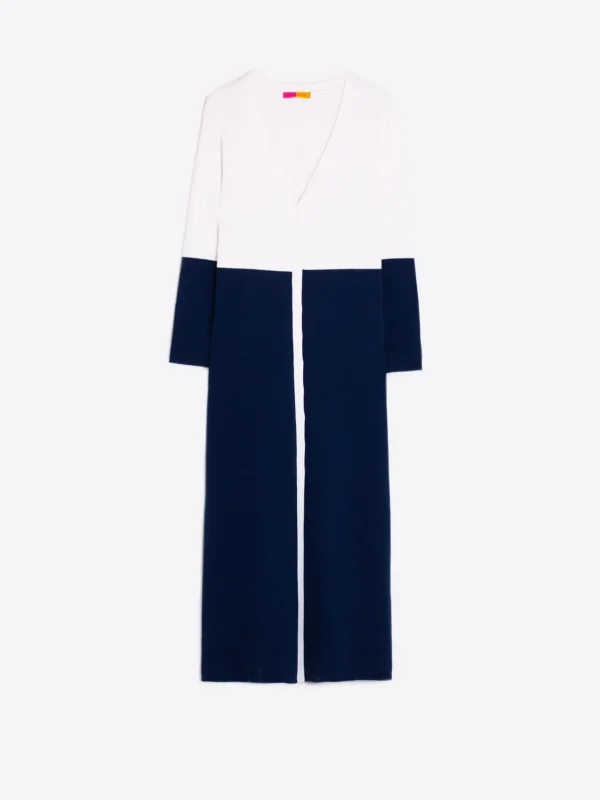 Knitwear*Vilagallo Knitwear Serena Bicolor Ecru&Navy