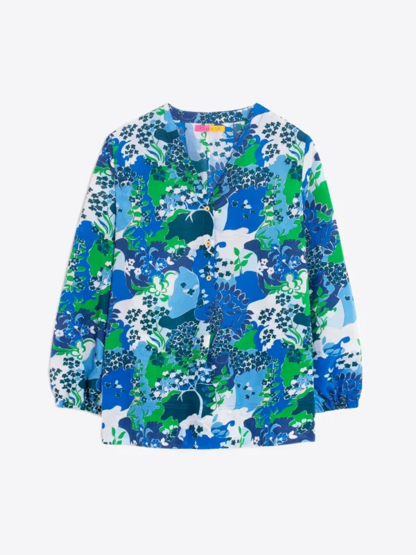 Shirts*Vilagallo Shirt Ebba Blue Blossom