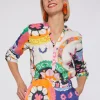 Shirts*Vilagallo Shirt Francina Suzani Cotton Satin