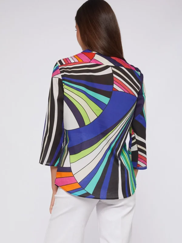 Shirts*Vilagallo Shirt Juliet Abstract Print