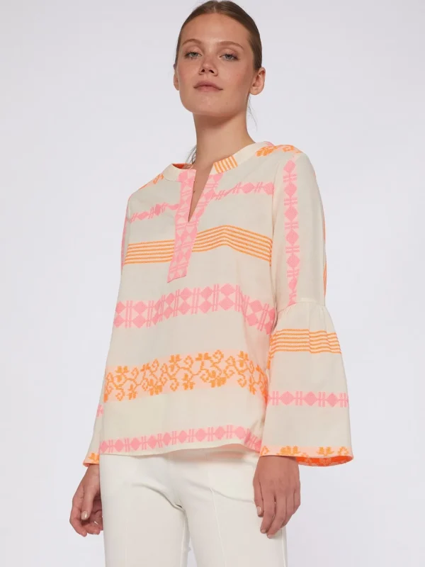 Shirts*Vilagallo Shirt Tilda Milos White Neon