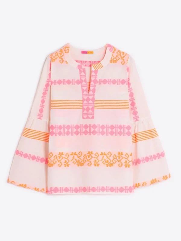Shirts*Vilagallo Shirt Tilda Milos White Neon