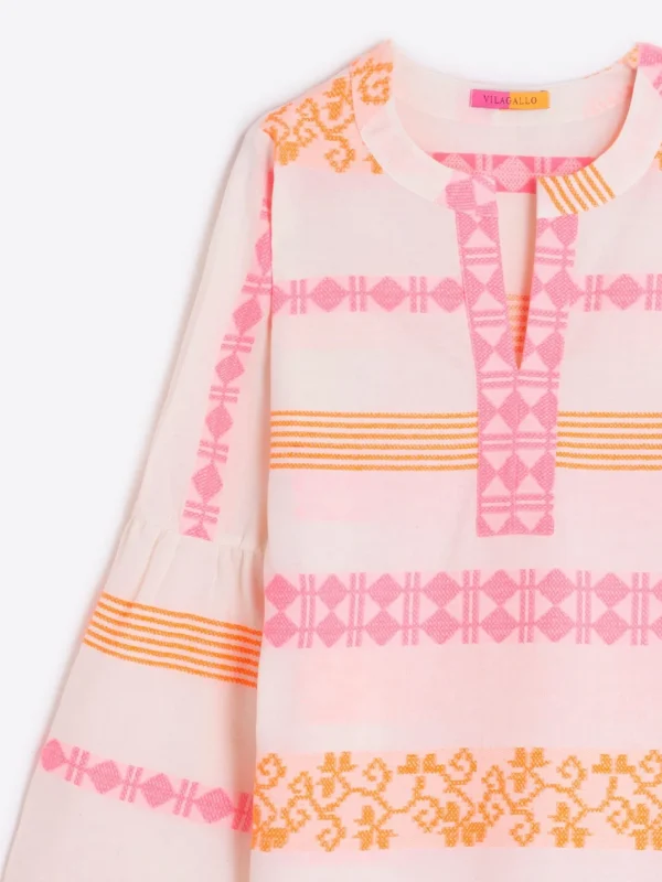 Shirts*Vilagallo Shirt Tilda Milos White Neon