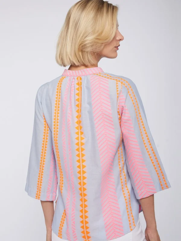 Shirts*Vilagallo Shirt Valerie Milos Blue Neon