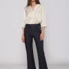 Trousers*Vilagallo Trouser Amelie Dark Denim