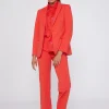 Trousers*Vilagallo Trouser Carla Coral Knit Perfect Fit