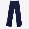 Trousers*Vilagallo Trouser Gabriella Navy