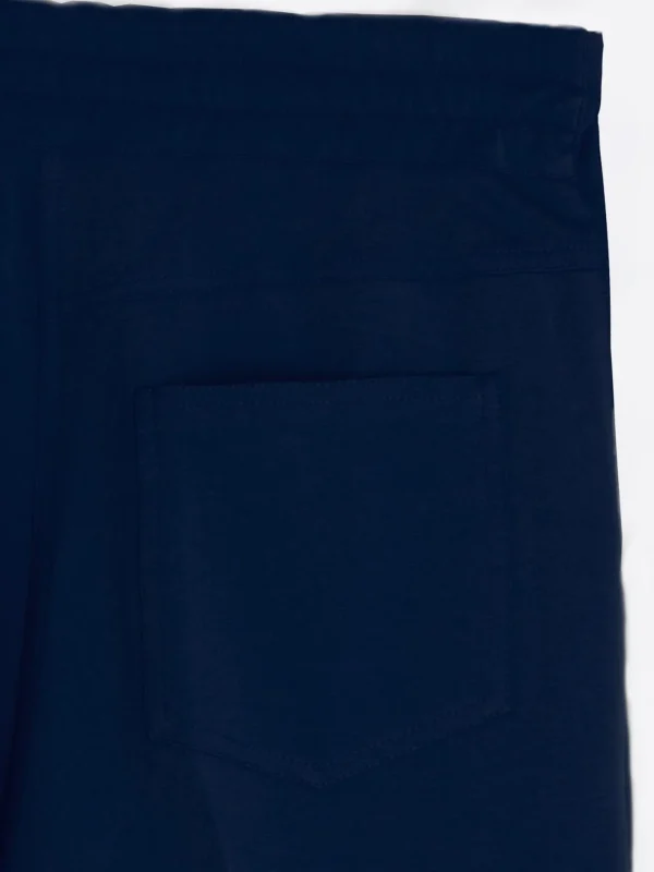 Trousers*Vilagallo Trouser Teodora Navy Knit Perfect Fit