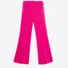 Trousers*Vilagallo Trouser Teodora Pink Knit Perfect Fict