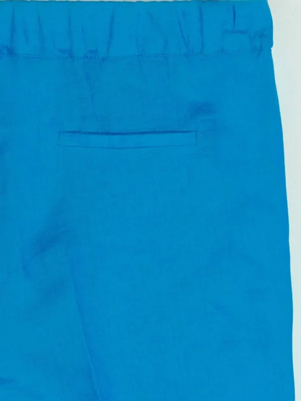 Trousers*Vilagallo Trouser Tiffany Blue Linen