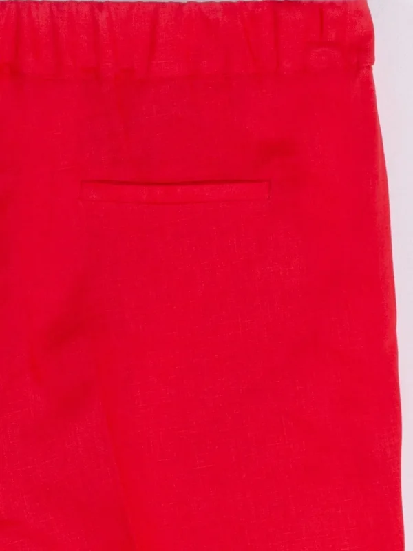 Trousers*Vilagallo Trouser Tiffany Coral Linen