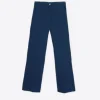 Trousers*Vilagallo Trouser Tiffany Navy Linen