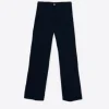 Trousers*Vilagallo Trouser Tiffany Navy Poplin Elast