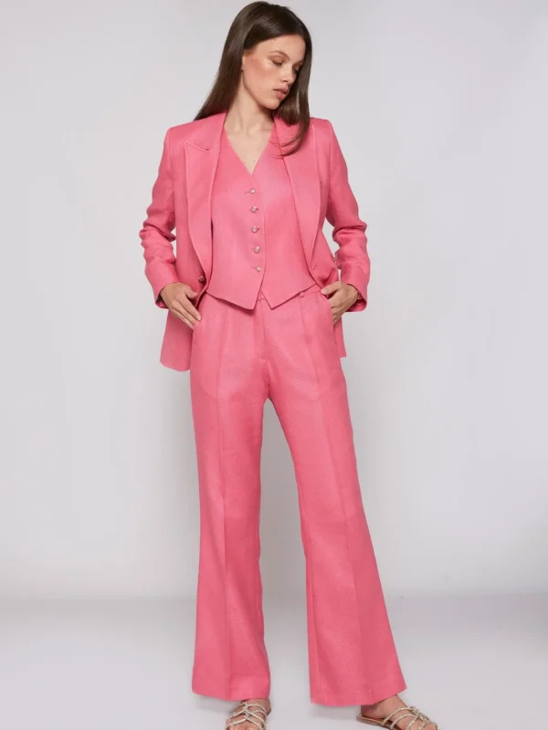 Trousers*Vilagallo Trouser Veronica Pink Savile